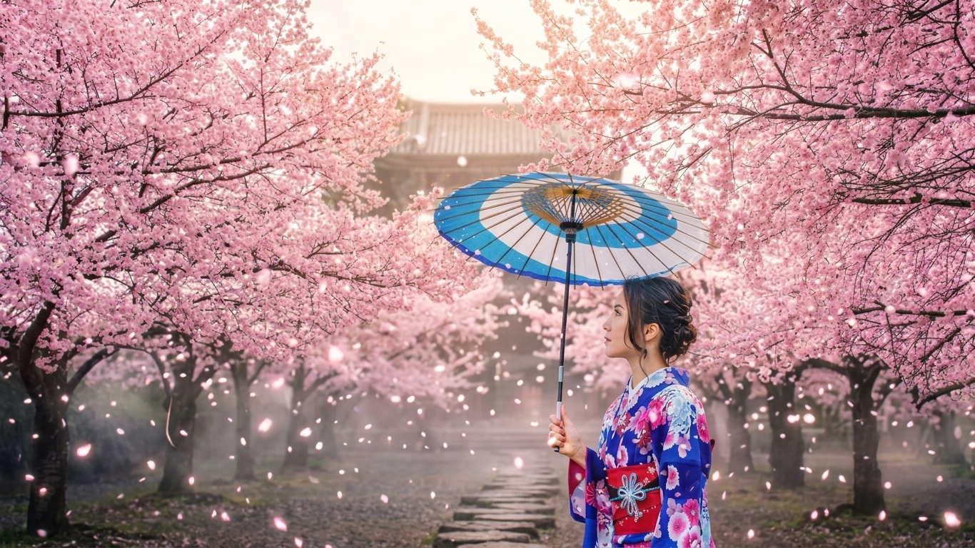 Cerejeiras no Japão